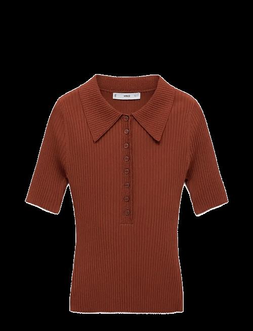 Mango | Polo-Neck Ribbed Sweater | XS