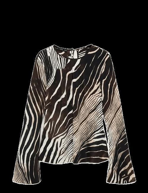 Mango | Zebra Print Blouse | XS