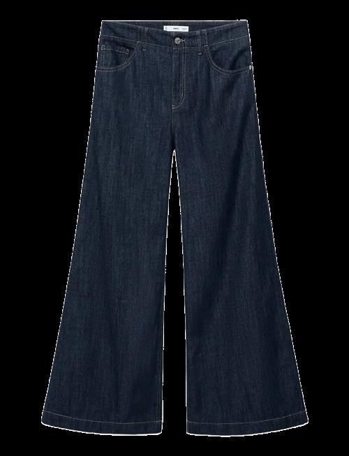 Mango | Wide Leg Mid-Rise Jeans | 34