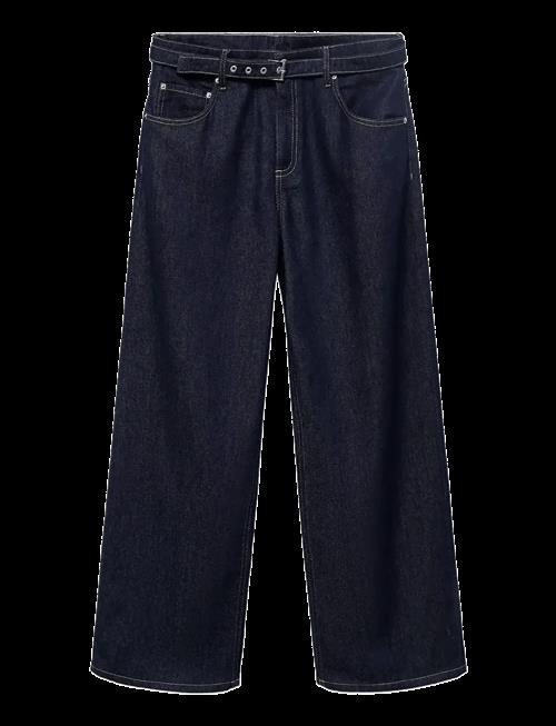 Mango | Straight-Fit Belt Jeans | 38