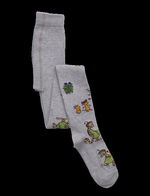 Geggamoja | Pettson & Findus Stockings Grey Melange | 86/92