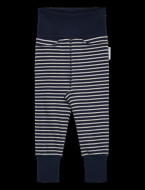 Geggamoja | Baby Pants Navy Beige Stripe | 50/56