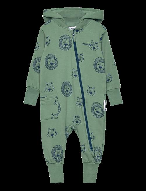 Geggamoja | College Jumpsuit Green Tiger | 62/68