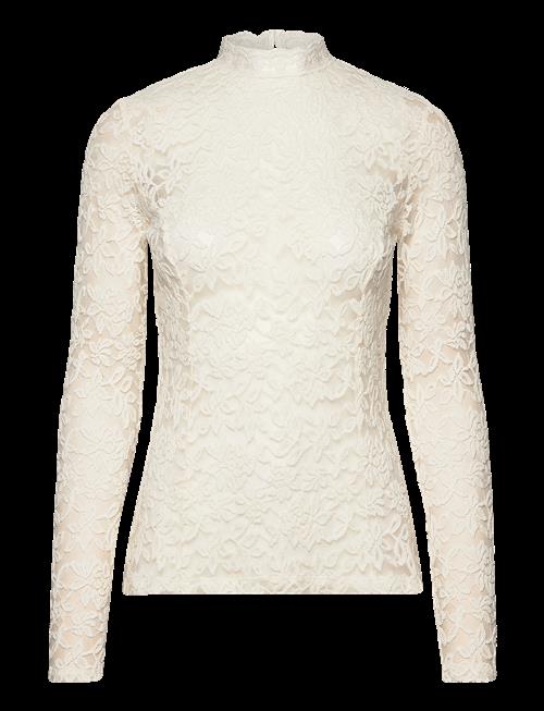 Rosemunde | Rwdelicia Lace Ls T-Neck T-Shirt | XXL