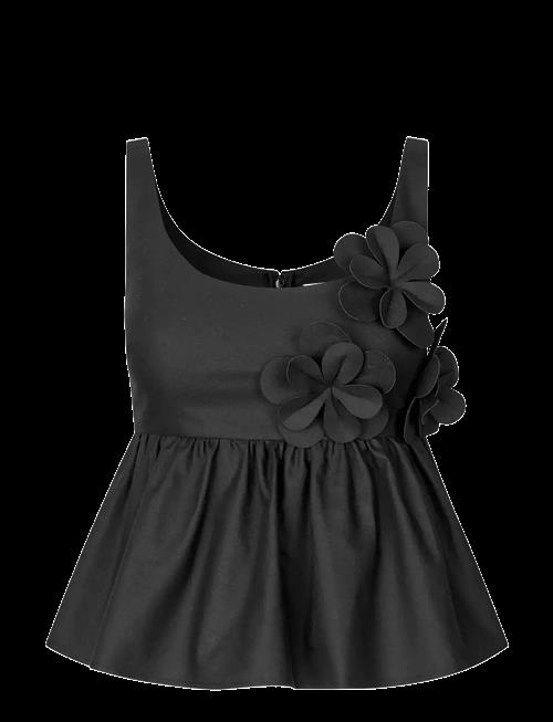 STINE GOYA | Floral Shirting, Floral Peplum Top | M