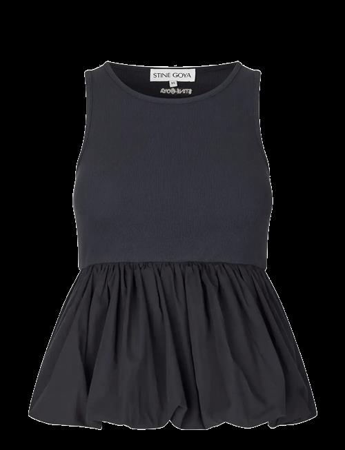 STINE GOYA | Rib / Light Cotton, Sleeveless Balloon Top | XL