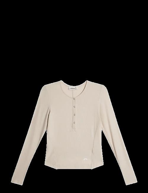 J. Lindeberg | Sanna Rib Henley Ls | S
