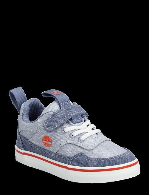 Timberland | Stone Jump Low Hook & Loop Sneaker Lt Blue Canvas | 26