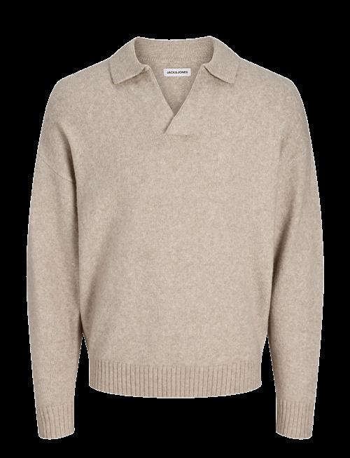 Jack & Jones | Jjsoho Ollie Knit Split Neck Ln | S