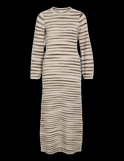 Vila | Vialaina O-Neck L/S Ankle Knit Dress/Bfs | XXL