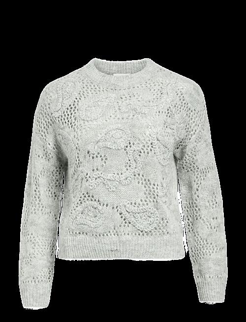 Object | Objluca L/S Re Pattern Knit Pullover 140 | L