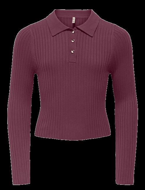 Kids Only | Kogmila Ls Rib Button Polo Neck Cp Knt | 122-128