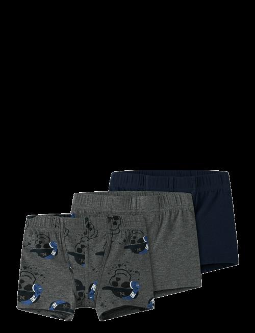 name it | Nmmtights 3P Dark Grey Mel Skull Noos | 86