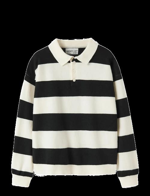 name it | Nkmobert Ls Loose Knit Polo | 116
