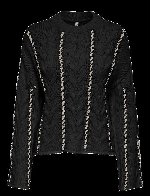 ONLY Carmakoma | Cartessa Cabel Stitch Ls O-Neck Knt | 46-48