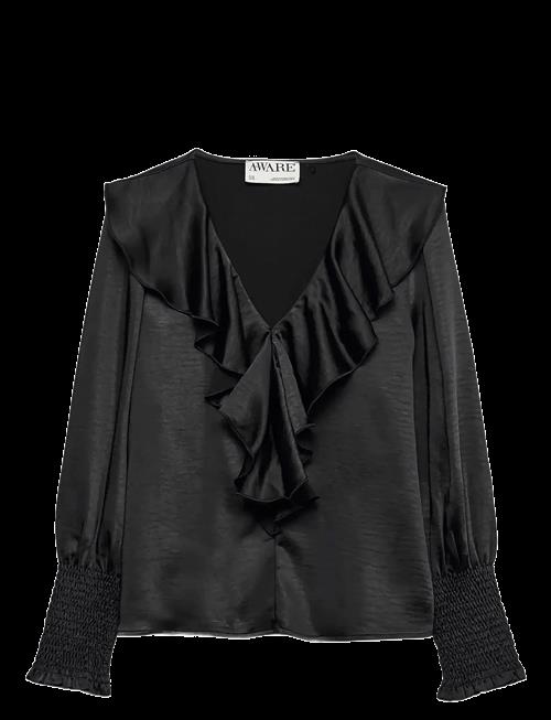 Vero Moda | Awbea Ls V-Neck Frill Blouse | XS