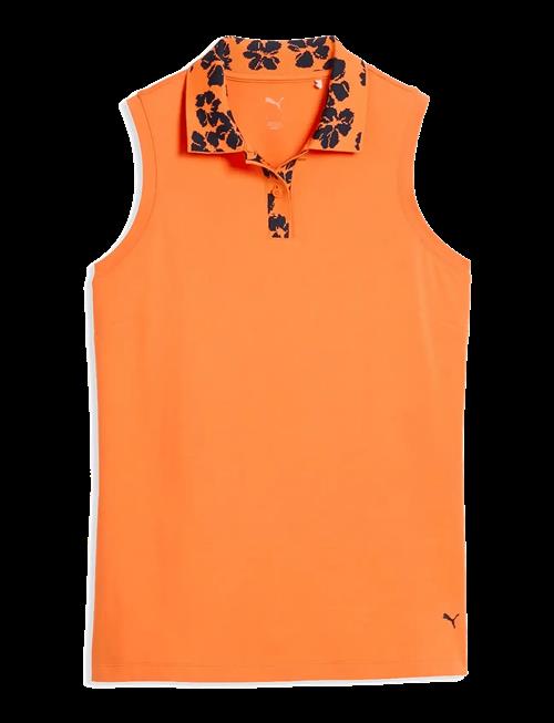 PUMA Golf | W Modalon Floral Rib Sl Polo | M