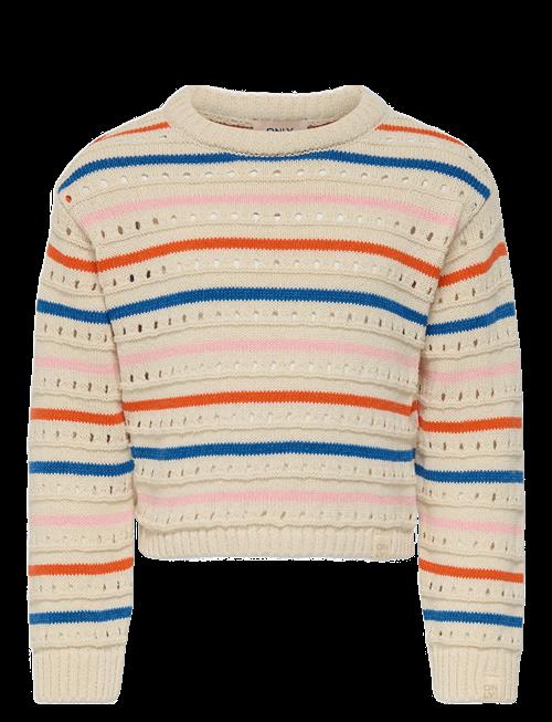 Kids Only | Kmgstina Life L/S O-Neck 3D Stripe Knt | 104