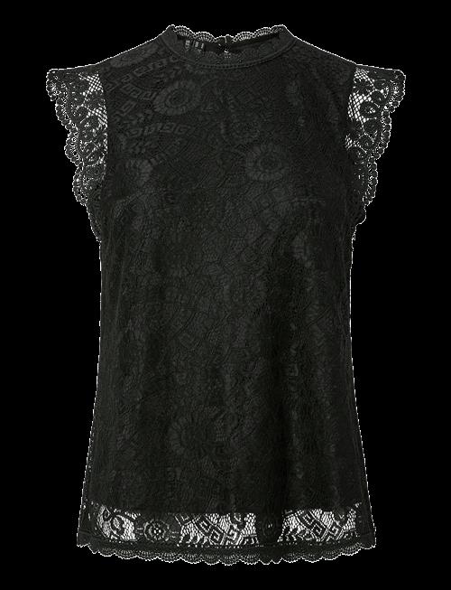 Pieces | Pcolline Sl Lace Top Wvn Noos | XXL