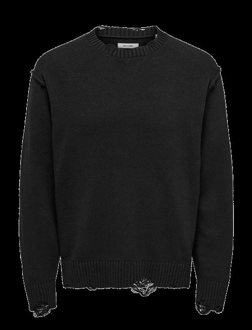 ONLY & SONS | Onstune Rlx Ls Crew Neck Knit | XL
