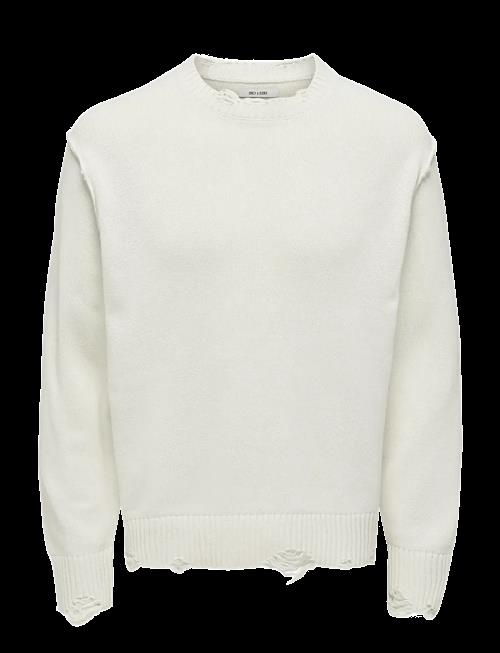 ONLY & SONS | Onstune Rlx Ls Crew Neck Knit | XL
