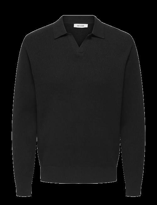 ONLY & SONS | Onsphil Reg 12 Struc Split Neck Knit | S