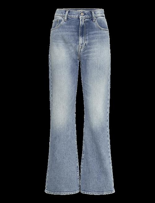 Replay | Becka Mid Waist Flared Original  Denim Trousers | 29 x 34