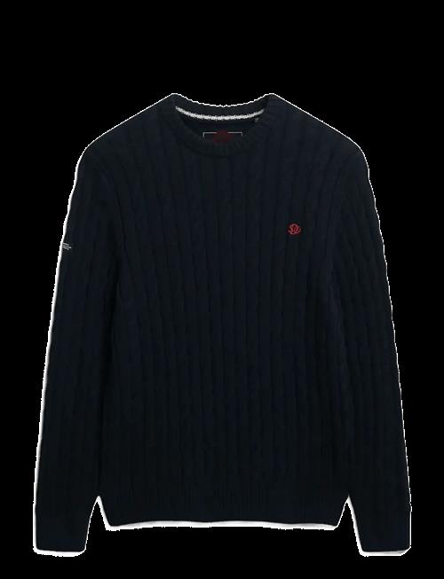Superdry | Cotton Cable Knit Crew | L