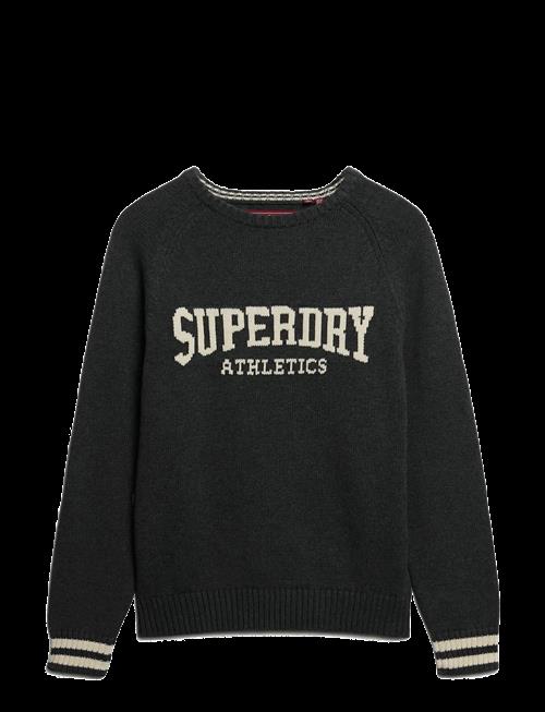 Superdry | Slouchy Intarsia Graphic Knit | XS