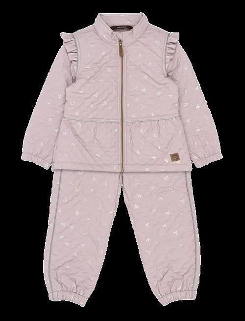 mikk-line | Thermal+ Frill Set Aop | 116