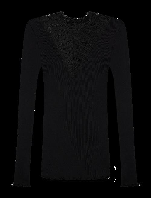 Rosemunde | Rwbeatha Silk Ls  Lace T-Shirt | L