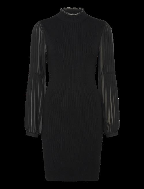 French Connection | Krista Mix Ls Short Dress | L