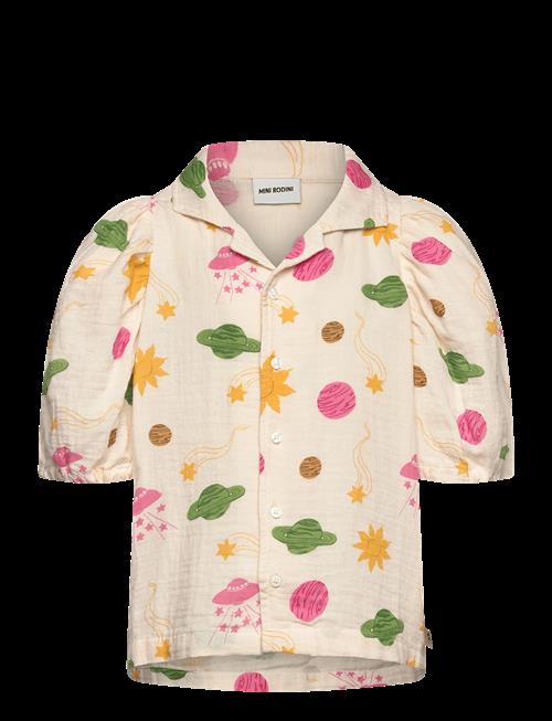 Mini Rodini | Space Aop Muslin Ss Blouse | 116/122