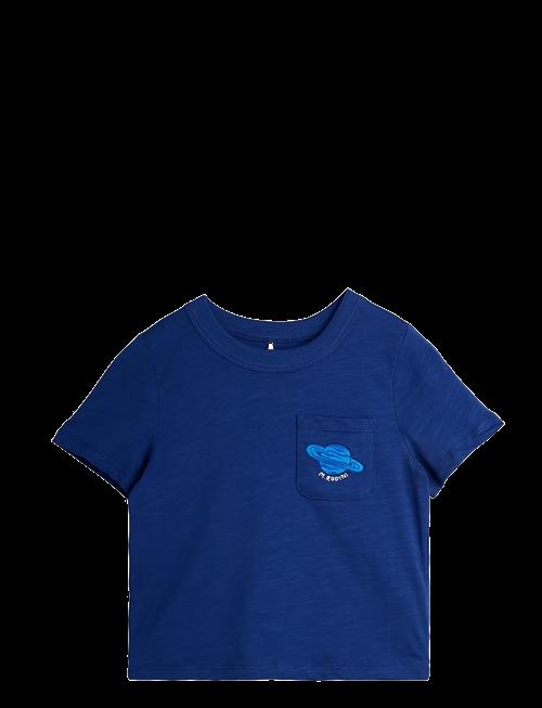 Mini Rodini | Planet Emb Ss Tee | 116/122