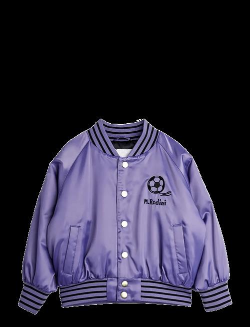 Mini Rodini | Soccerball Chenille Satin Bsb Jacket | 116/122