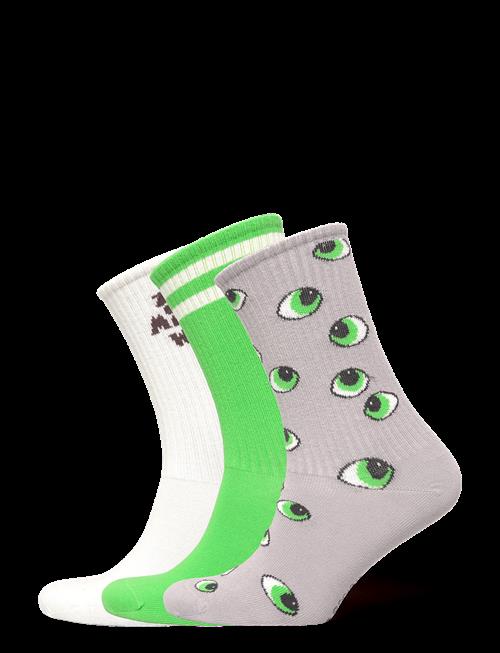 Mini Rodini | Eyes 3-Pack Socks | 20/23