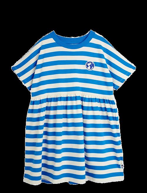 Mini Rodini | Earth Yd Stripe Ss Dress | 92/98
