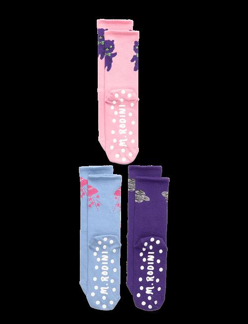 Mini Rodini | Planet 3-Pack Anti-Slip Socks | 28/31