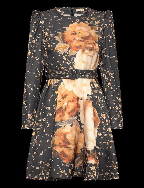 by Ti Mo | Tailored Satin Belt Dress | L