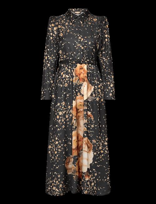 by Ti Mo | Tailored Satin Shirt Dress | M