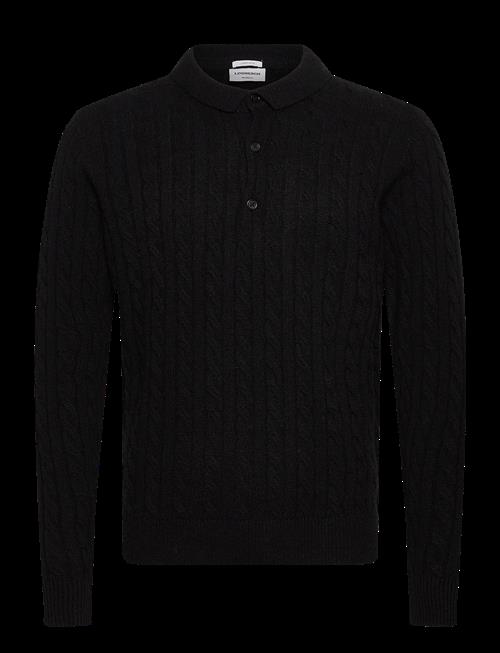 Lindbergh | Lambswool L/S Button Polo | XXL