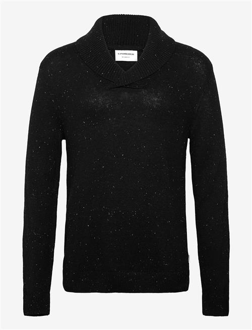 Lindbergh | Nep-Yarn Shawl Collar Knit | S