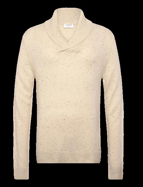 Lindbergh | Nep-Yarn Shawl Collar Knit | M