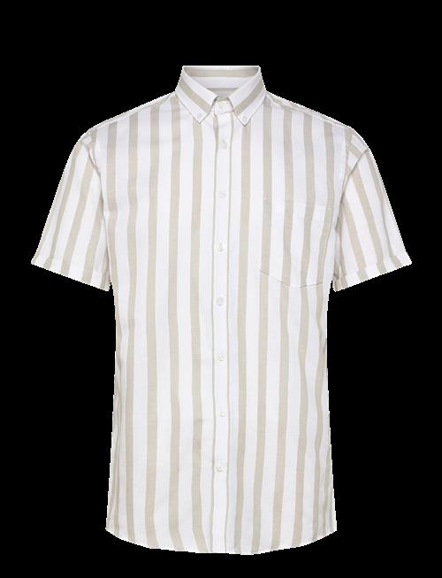 Lindbergh | Striped Cotton/Linen Shirt S/Sstriped Cotton/Linen Shirt S/S | XXL