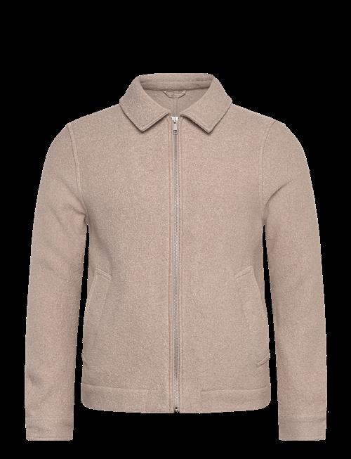 Lindbergh | Wool Blend Zip Through Overshirt | S