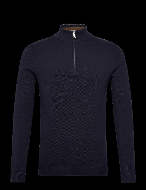 Lindbergh | Structure Zip Neck Knit | S