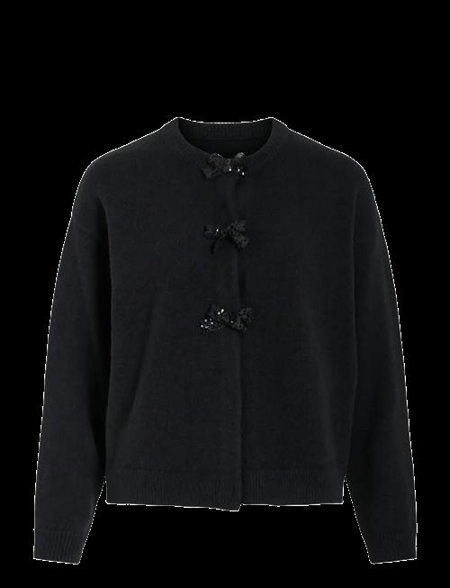 Vila | Vibrianna O-Neck L/S Bow Knit Cardigan | S