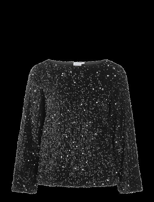 Vila | Vifaith Boat Neck L/S Sequin Top/1 | S