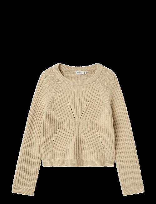 name it | Nkfrikine Ls Short Knit Pullover Pb | 116