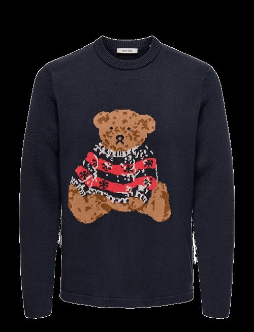 ONLY & SONS | Onsxmas Reg 5 Teddy Crew Knit Cs | L